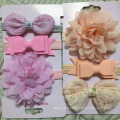 Accessoires de cheveux de bowknot de fleur de mode de Guangzhou pour des filles en gros